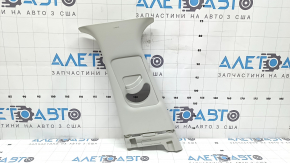 Left center pillar trim, upper belt, Hyundai Santa Fe 24-26, gray