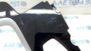 Volvo XC60 22-26 center console trim, glossy black with chrome, scratches, dented mount