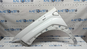 Front left wing for Hyundai Santa Fe 2020-2021 with bracket, white W6H