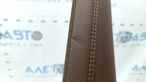 Volvo XC60 18-26 2nd row seat side bolster, brown Nappa leather, dents