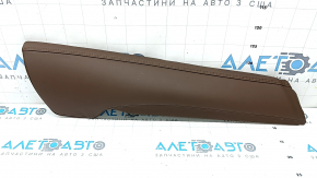 Right side bolster for the 2nd row of seats in Volvo XC60 18-26 Nappa leather, brown, dents