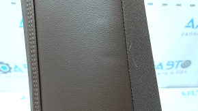 Right side bolster for the 2nd row of seats in Volvo XC60 18-26 Nappa leather, brown, dents