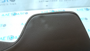 Right side bolster for the 2nd row of seats in Volvo XC60 18-26 Nappa leather, brown, dents