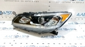 Headlight front left bare Honda Accord 16-17 halogen under DRL