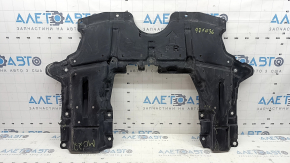 Mitsubishi Outlander 22-26 rear engine guard is dented and torn.