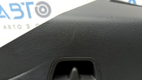 Left arch trim for Volvo XC60 18-26, black, for cigarette lighter and mesh, with backlight, without cigarette lighter housing, scratches