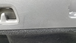 Left arch trim for Volvo XC60 18-26, black, for cigarette lighter and mesh, with backlight, without cigarette lighter housing, scratches