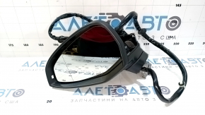 Left side mirror assembly for Audi A4 B9 17-19, 15 pins, heated, aspherical, turn signal, auto-dimming, memory