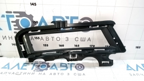 Bumper grille right VW Golf 15-17 without chrome, under fog lights