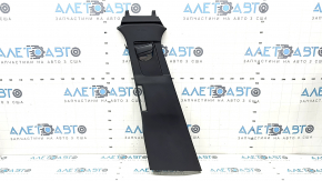 Left upper center pillar trim, Volvo XC60 18-26, black, worn