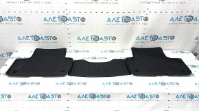 Set of floor mats for Volvo XC60 18-26 black rubber, scratches