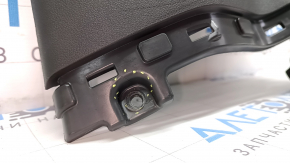 Rear left rear pillar trim Hyundai Santa Fe 24-26 dark gray, crack in mount