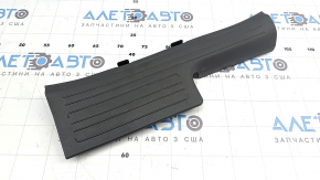 Inner rear left door sill plate for Hyundai Santa Fe 24-26, dark gray, scratches, cracked