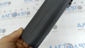 Inner rear left door sill plate for Hyundai Santa Fe 24-26, dark gray, scratches, cracked