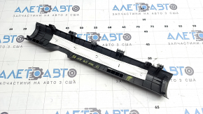 Hyundai Santa Fe 2020 2021 inner front right door sill plate, dark gray, worn