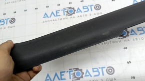 Hyundai Santa Fe 2020 2021 inner front right door sill plate, dark gray, worn