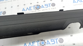 Hyundai Santa Fe 2020 2021 inner front right door sill plate, dark gray, worn