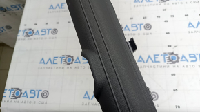 Hyundai Santa Fe 2020 2021 inner front right door sill plate, dark gray, worn