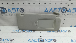 Right sun visor for Hyundai Santa Fe 24-26 without panoramic windows, gray, without hook, dry-cleanable