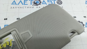 Right sun visor for Hyundai Santa Fe 24-26 without panoramic windows, gray, without hook, dry-cleanable