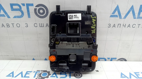 Front light for Hyundai Santa Fe 24-26 black, without panoramic view