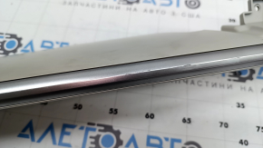Hyundai Santa Fe 24-26 front panel trim, gray with chrome, worn chrome