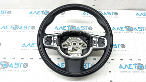 Volvo XC60 18-23 black leather heated steering wheel, type 1, dents