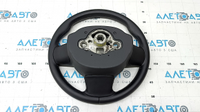 Volvo XC60 18-23 black leather heated steering wheel, type 1, dents