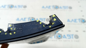 Volvo XC60 18-26 front left lower fender trim, blue, broken fasteners