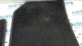 Set of fabric floor mats for Volvo XC60 18-22 black, ready for cleaning