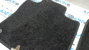Set of fabric floor mats for Volvo XC60 18-22 black, ready for cleaning