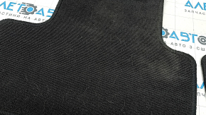 Set of fabric floor mats for Volvo XC60 18-22 black, ready for cleaning
