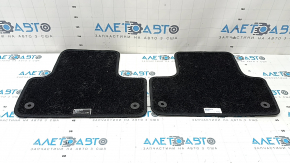Set of fabric floor mats for Volvo XC60 18-22 black, ready for cleaning