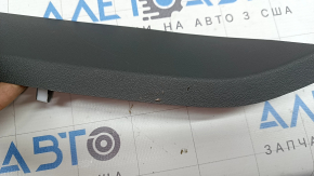 Upper right center console trim for Hyundai Santa Fe 24-26, gray, dry-cleanable