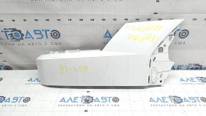 Rear bumper bare right side Hyundai Santa Fe 24-26 white, cracked