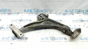 Volvo XC90 16-25 front lower left control arm with brackets and silent block, torn silent block and boot, ball joint knocking, in need of restoration