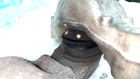 Volvo XC90 16-25 front lower left control arm with brackets and silent block, torn silent block and boot, ball joint knocking, in need of restoration