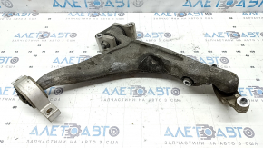 Volvo XC90 16-22 front lower right control arm with brackets and silent block, torn silent block and boot, ball joint knocking, in need of restoration