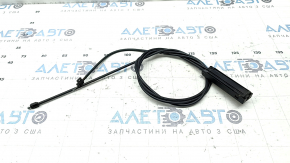 The insulation on the front hood release cable of a Volvo XC90 16-26 has dried out.