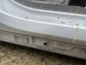 The central left body pillar of a Volvo XC90 16-26 is on the body, the threshold is dented