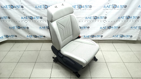 Hyundai Santa Fe 24-26 passenger seat with airbag, electric, heated, gray leather, dry-cleanable