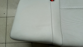 Left rear seat, 2nd row, Hyundai Santa Fe 2024-2026, with airbag, gray leather, with belt and armrest, electric, for 3 rows, dry-cleanable