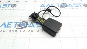 Rear seat belt latch, 2nd row, right, Hyundai Santa Fe 24-26, dark gray, with wire
