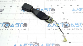 Rear seat belt latch, 3rd row, right, Hyundai Santa Fe 24-26, dark gray, with wire