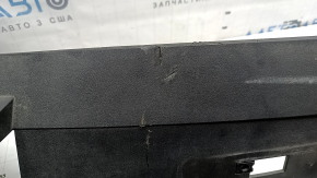Rear bumper, bare middle section, Hyundai Santa Fe 2020 SEL, Limited, scratches, scuffs, cracks, missing fragments, broken mount