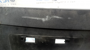 Rear bumper, bare middle section, Hyundai Santa Fe 2020 SEL, Limited, scratches, scuffs, cracks, missing fragments, broken mount