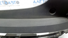 Rear bumper, bare middle section, Hyundai Santa Fe 2020 SEL, Limited, scratches, scuffs, cracks, missing fragments, broken mount