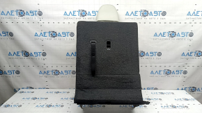 Rear seat backrest, 3rd row, left, Hyundai Santa Fe 24-26, gray leather, with frame, with headrest, perforated, dry-cleanable