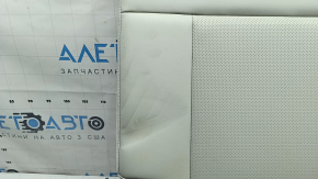 Rear seat backrest, 3rd row, left, Hyundai Santa Fe 24-26, gray leather, with frame, with headrest, perforated, dry-cleanable