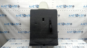 Rear seat backrest, 3rd row, right, Hyundai Santa Fe 24-26, gray leather, with frame, with headrest, perforated, dry-cleanable